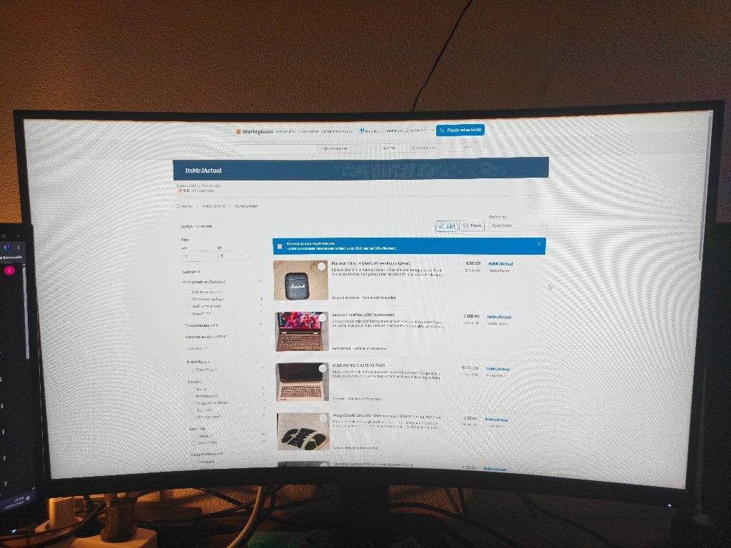 Gigabyte G32QC Curved Gaming Monitor - 32 inch - 165Hz - QHD, Gaming, Kantelbaar, Gigabyte, VA