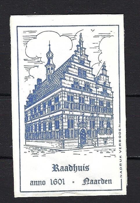 1201 Naarden RAADHUIS, Ophalen of Verzenden, Nederland
