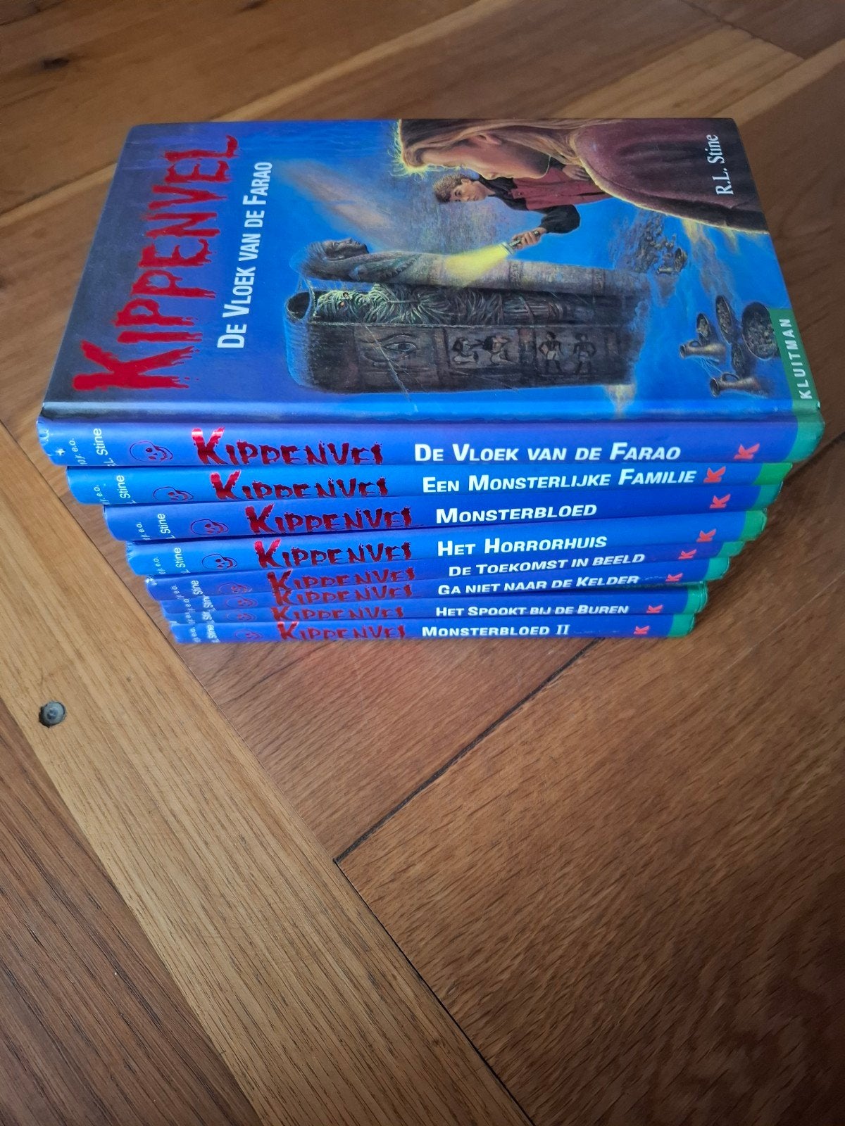 Kippenvel boekenreeks - R.L. Stine (7 boeken), Ophalen, Zo goed als nieuw