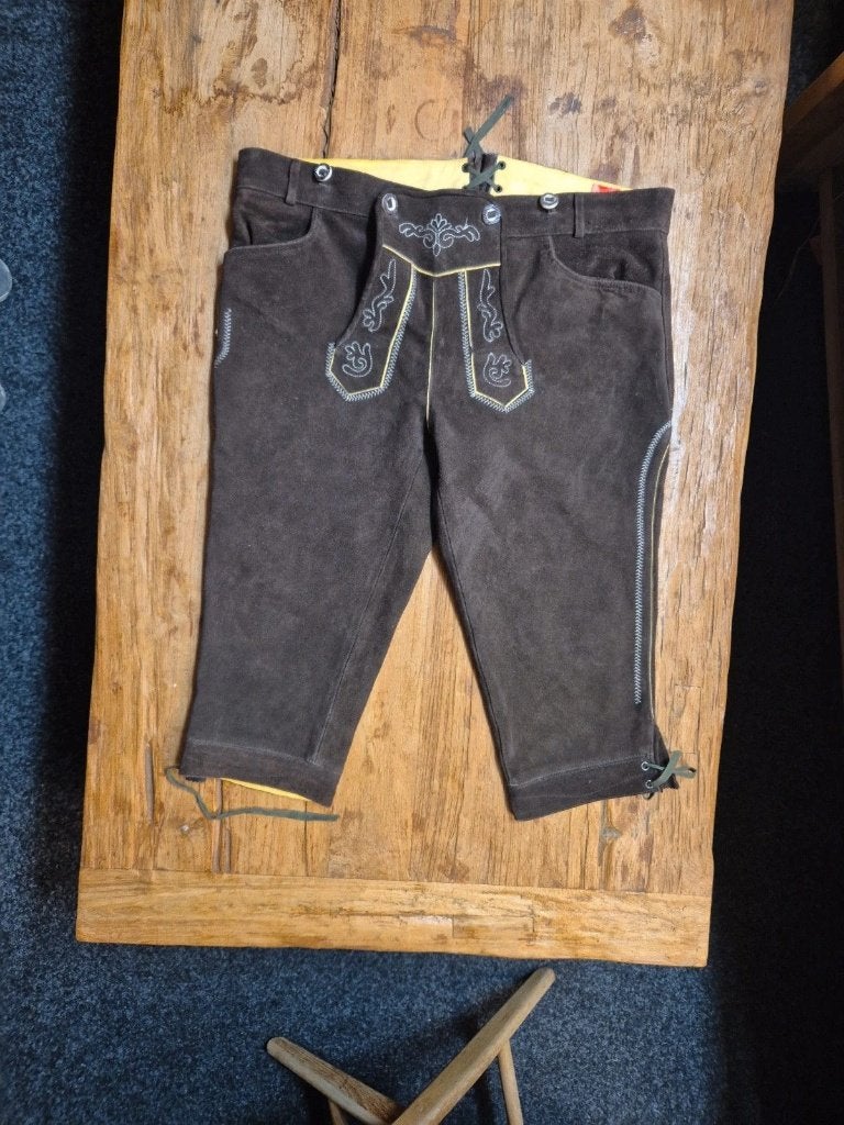 Heren lederhosen maat 58
