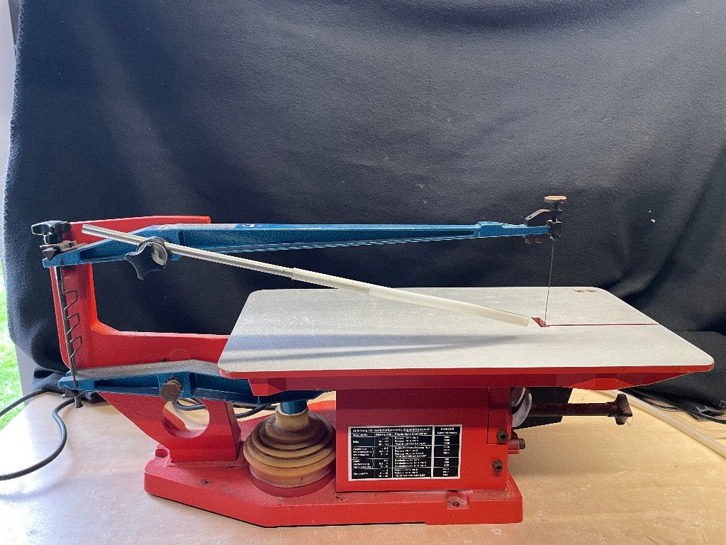 Figuurzaagmachine, Doe-het-zelf en Verbouw, Gereedschap | Zaagmachines, Ophalen, Minder dan 30 mm, Gebruikt, Figuurzaag