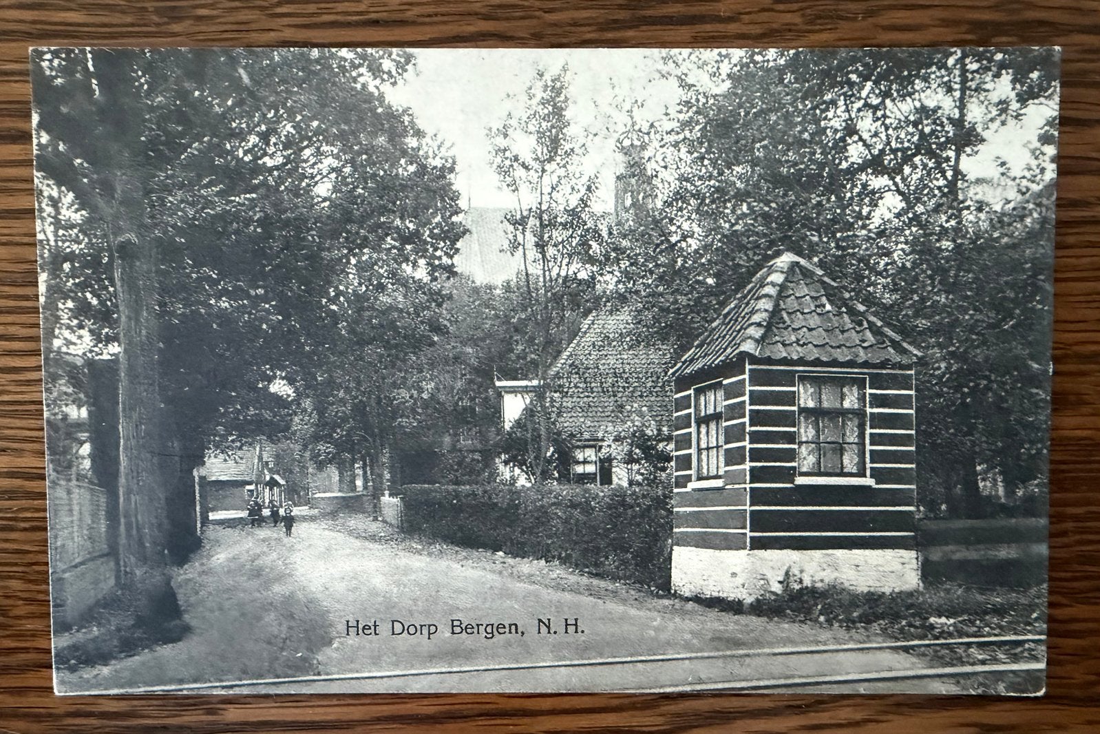 Ansichtkaarten Bergen N.H. 2x, Ophalen of Verzenden, Voor 1920, Gelopen, Noord-Holland