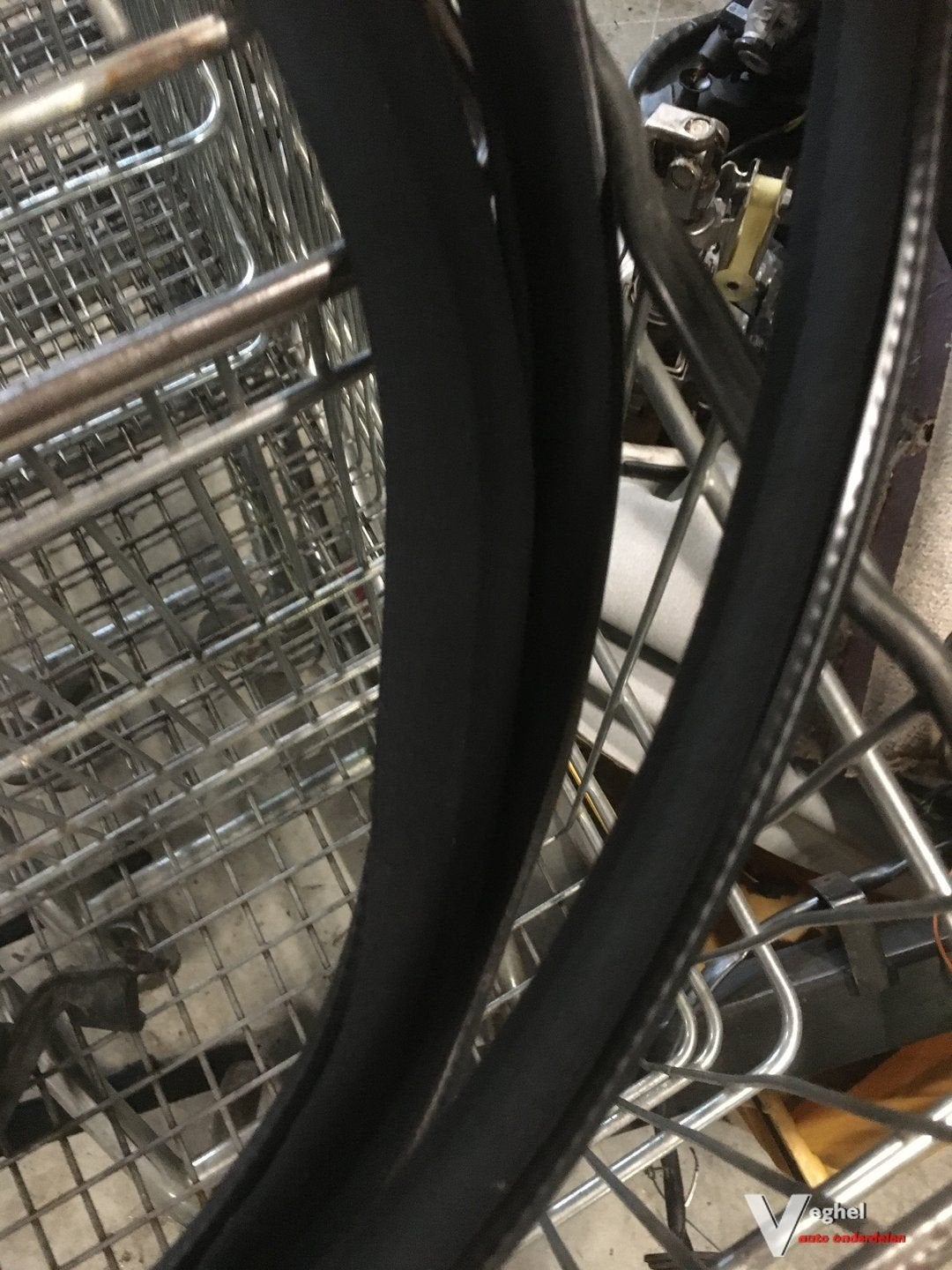 Mercedes W126 1 Type 1982 SponningsRubber bekleed Zwart, Gebruikt, -, -, Ophalen of Verzenden