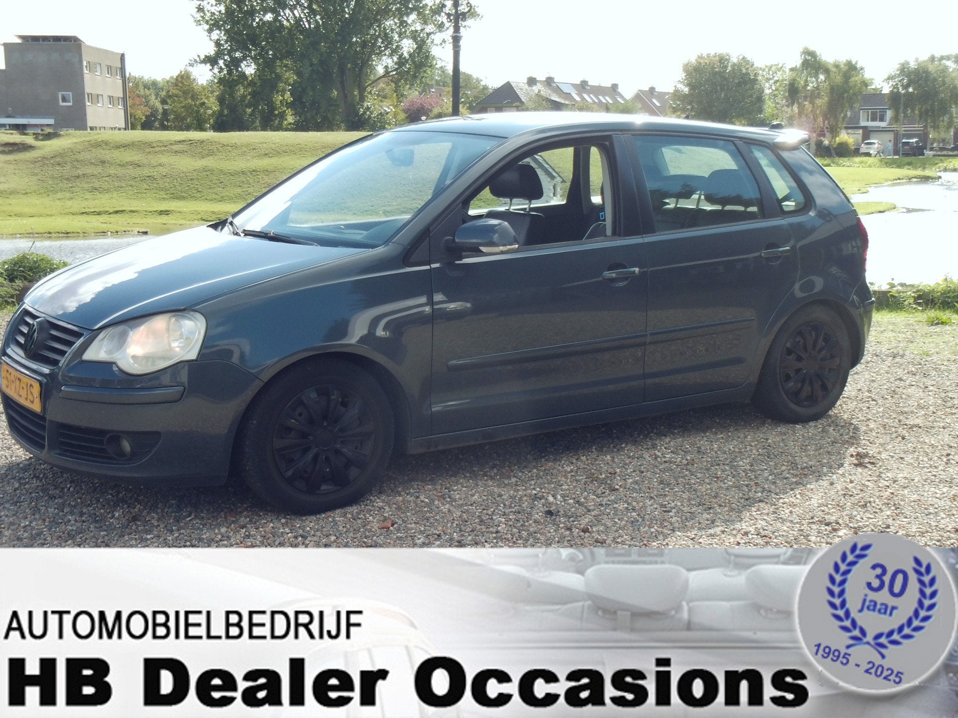 Volkswagen Polo 1.4-16V Optive (bj 2007), Auto's, Voorwielaandrijving, 4 cilinders, Lederen bekleding, Bedrijf