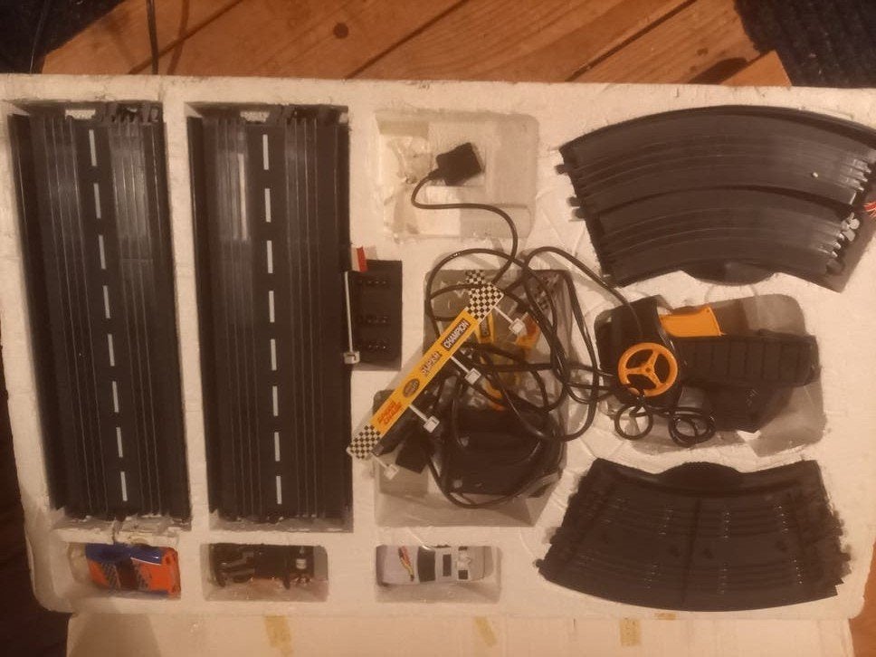 Vintage Artin Side Swipen Stockers Racebaan Set, Ophalen of Verzenden, Gebruikt, Elektrisch, Overige merken