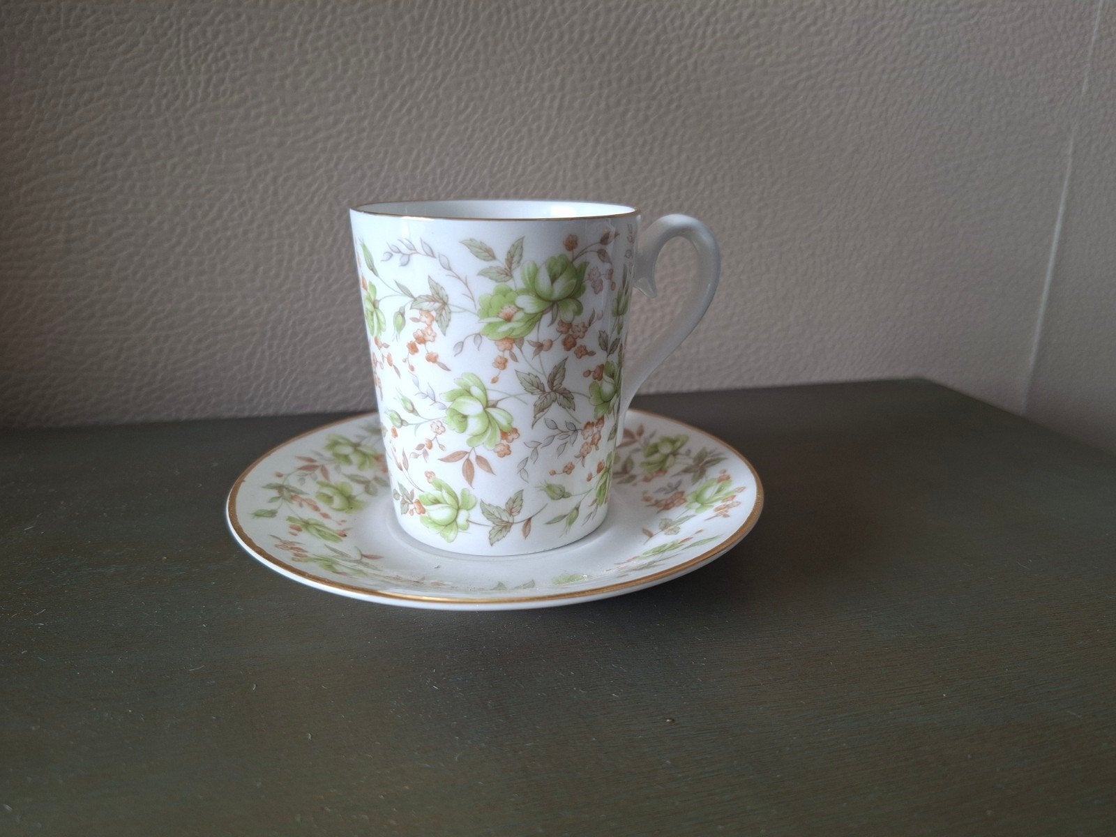 Royal Albert Green Velvet Kop en Schotel - Rose Chintz, Ophalen of Verzenden