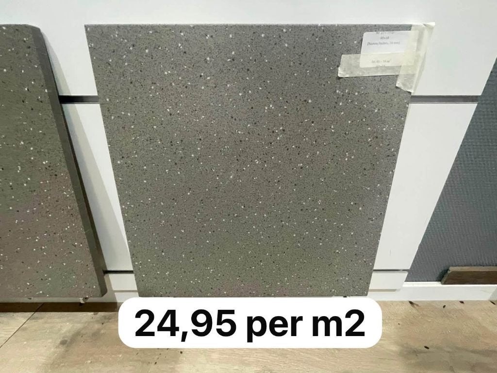 14mm 40x40 grijze vloertegels – extra sterk, U, U, Nieuw, Ophalen of Verzenden