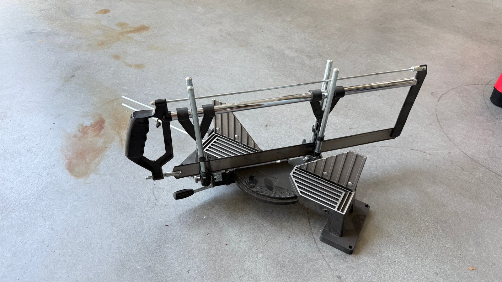 Instelbare verstekzaag, Doe-het-zelf en Verbouw, Gereedschap | Handgereedschap, Ophalen of Verzenden, Gebruikt, Zaag