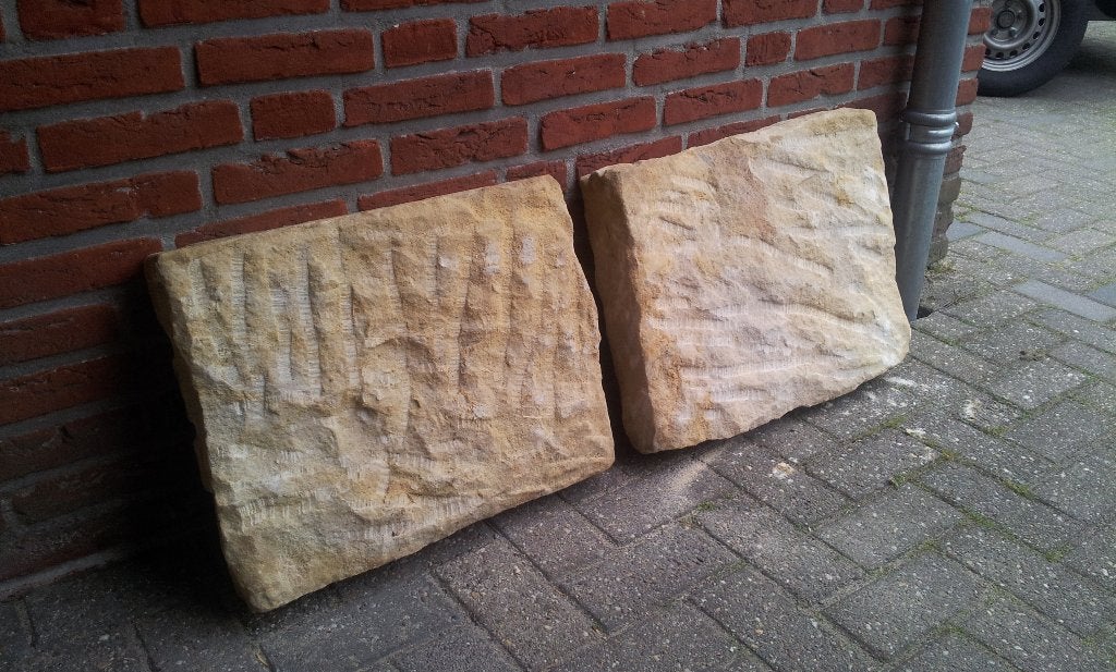 Te koop : zeer mooie Bentheimer zandsteen., Ophalen, Zo goed als nieuw, Bakstenen