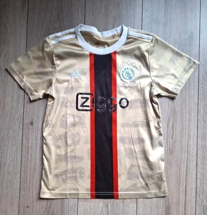 Ajax Daily Paper voetbalshirt beige maat 128 Adidas, Kinderen en Baby's, Kinderkleding | Maat 128, Adidas, Jongen of Meisje, Sport- of Zwemkleding