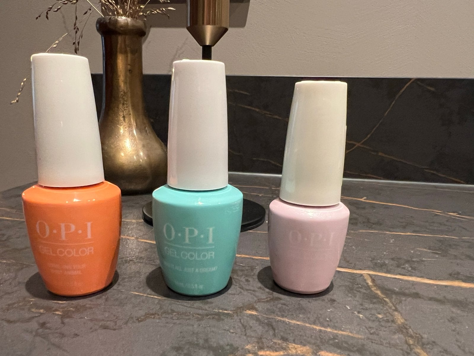 OPI GelColor Nagellak Set - 3 Kleuren, Ophalen of Verzenden, Zo goed als nieuw, Handen en Nagels