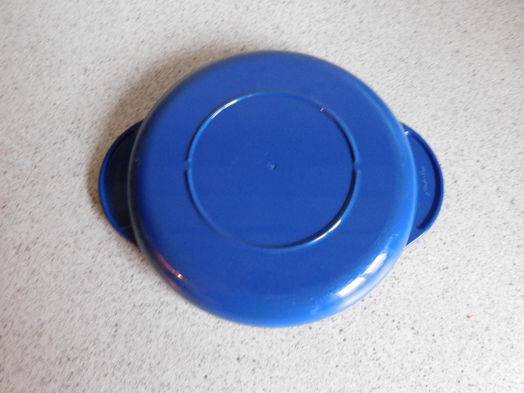 Tupperwave 200 Microplus Deksel Rond Kobalt, Ophalen of Verzenden, Zo goed als nieuw, Blauw, Overige typen