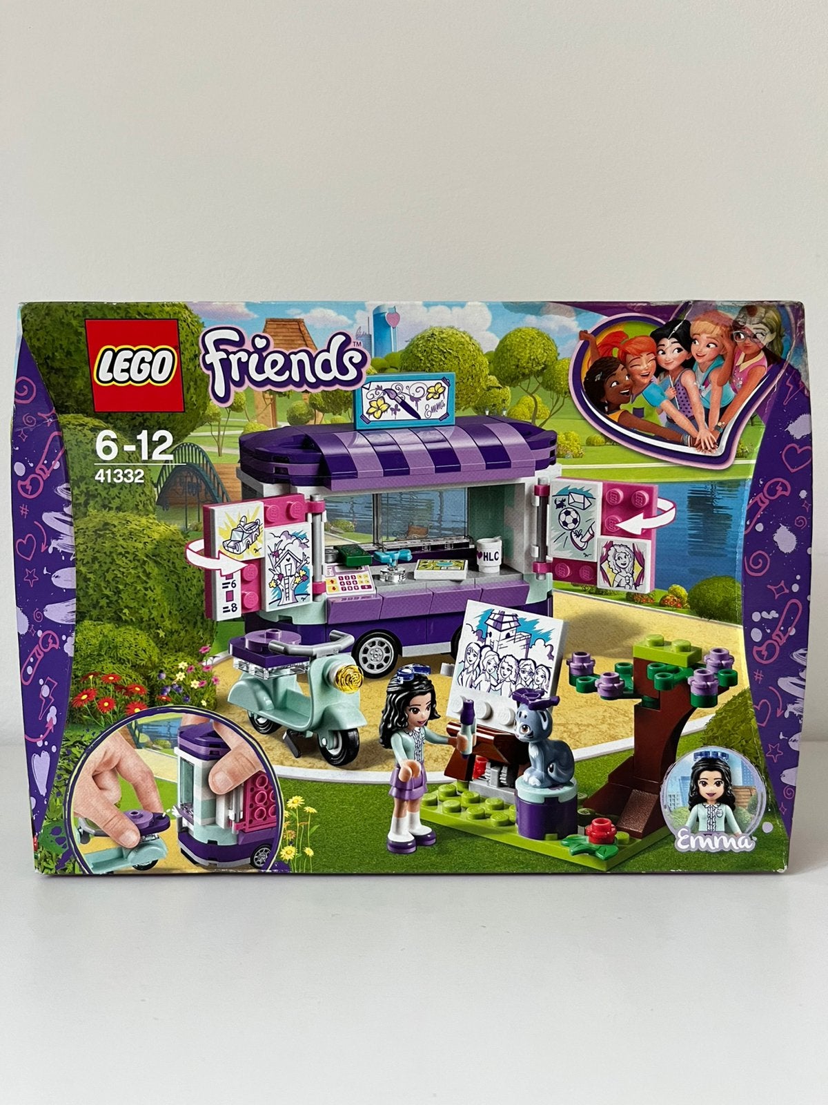 Lego 41332 - Lego Friends Emma’s Kunstkraam - *NIEUW*, Nieuw, Friends, Ophalen of Verzenden, Product.compliance@lego.com
