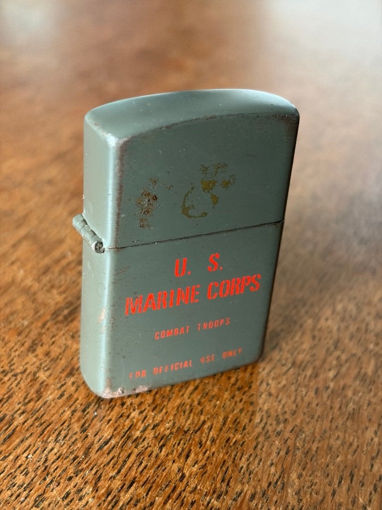 Zippo aansteker USMC, Ophalen of Verzenden, Marine, Amerika, Overige typen