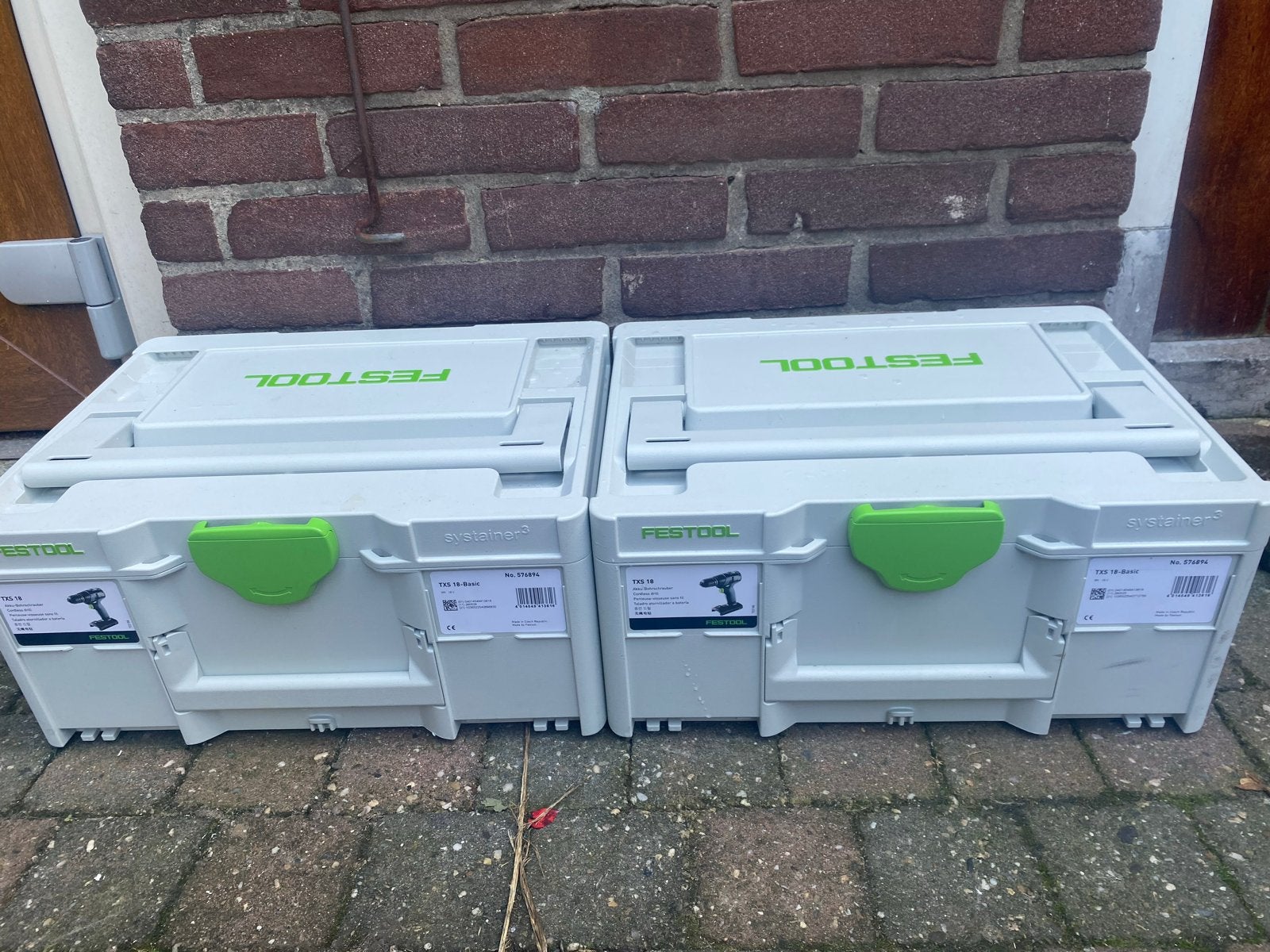 Festool Systainers (nieuw) + inlay + dekselkaart CXS/TXS 18, Ophalen of Verzenden, Nieuw