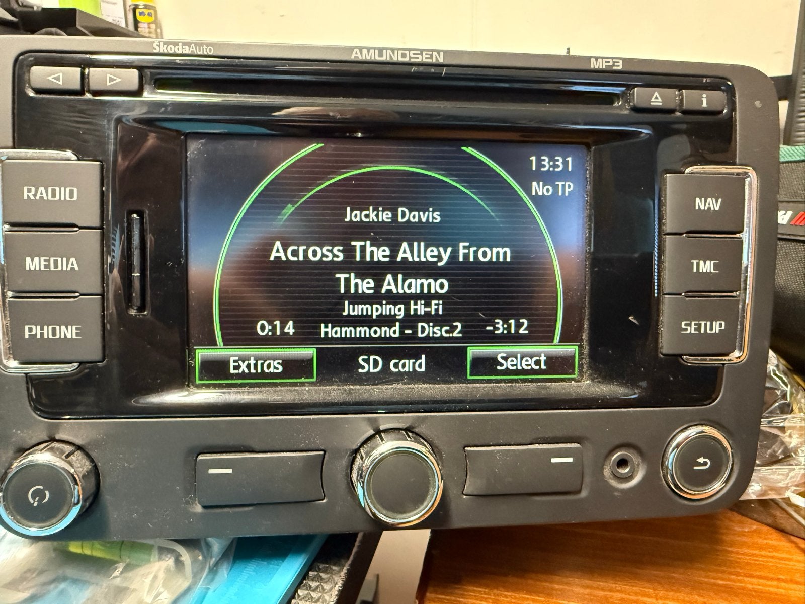 Skoda Amundsen MP3 Navigatiesysteem Radio, Ophalen of Verzenden, Gebruikt