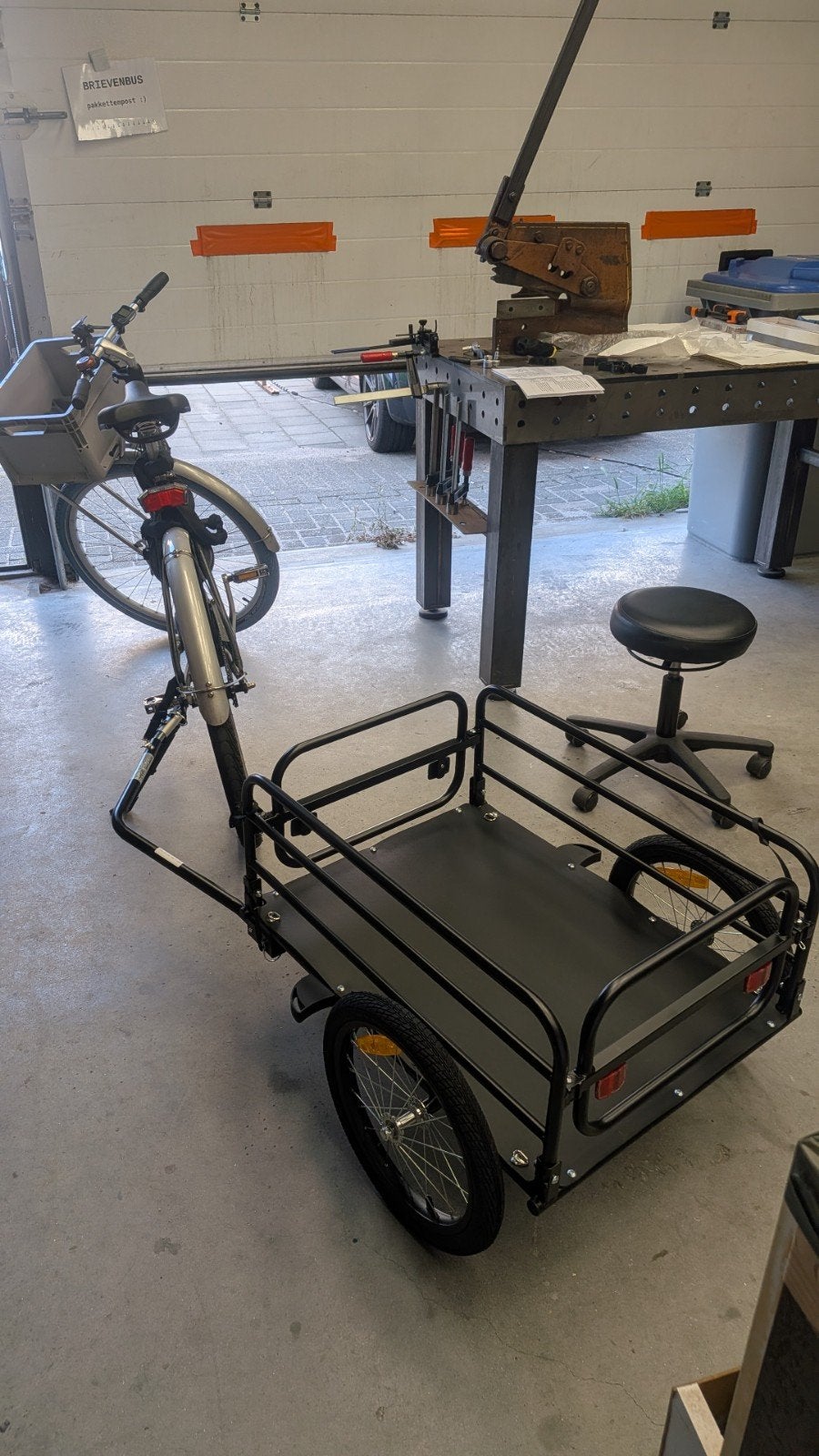 SediaXL Heavy-Duty Cargo Trailer fietskar, Ophalen, Zo goed als nieuw, Overige merken
