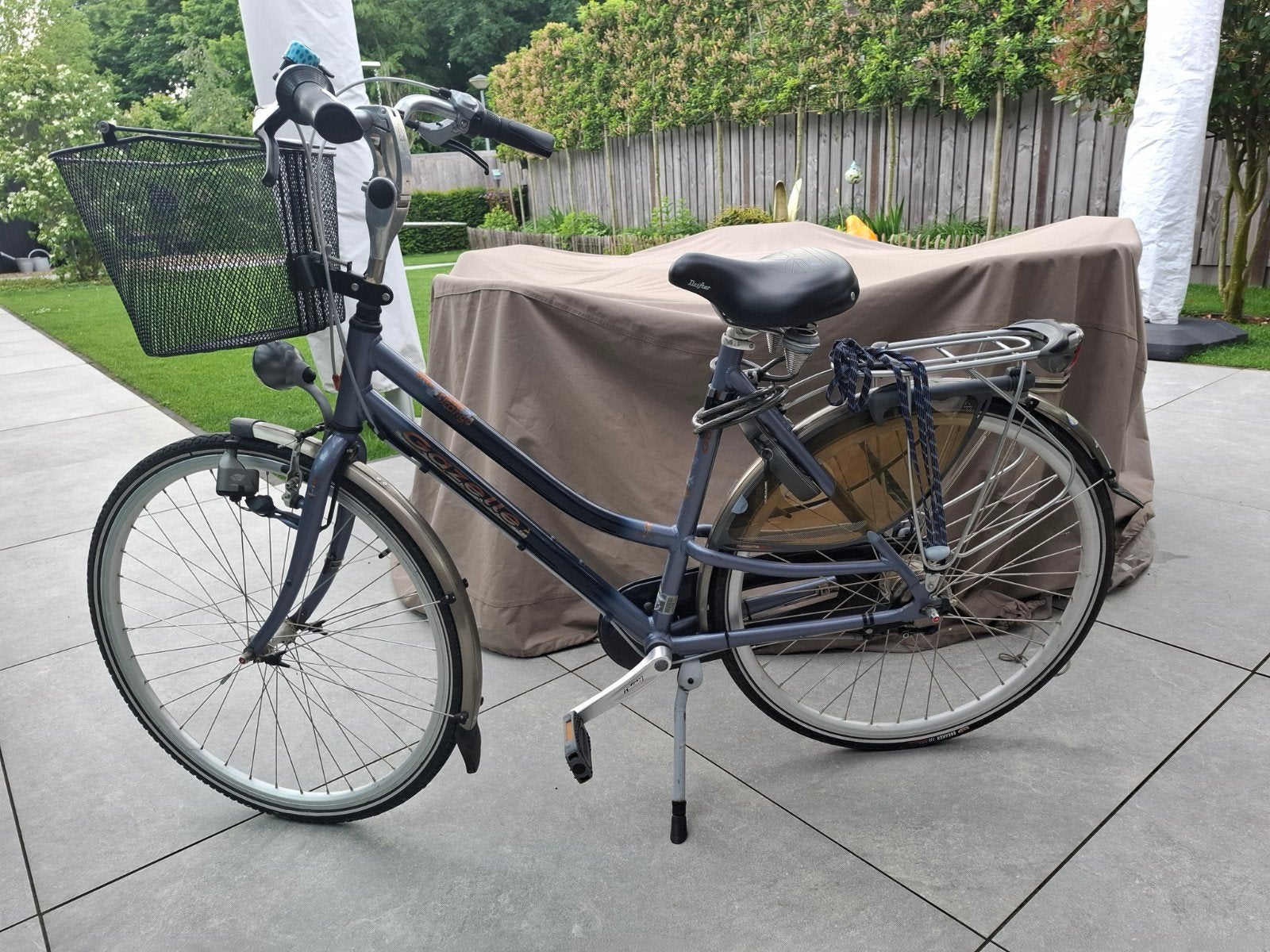 Gazelle orange dames fiets met mand., Ophalen of Verzenden, Gebruikt, Gazelle, Versnellingen