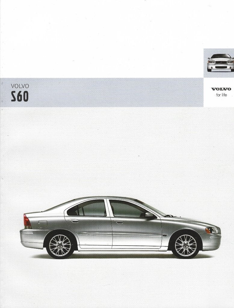 Brochure Volvo S60 2004, Ophalen of Verzenden, Gelezen, Volvo