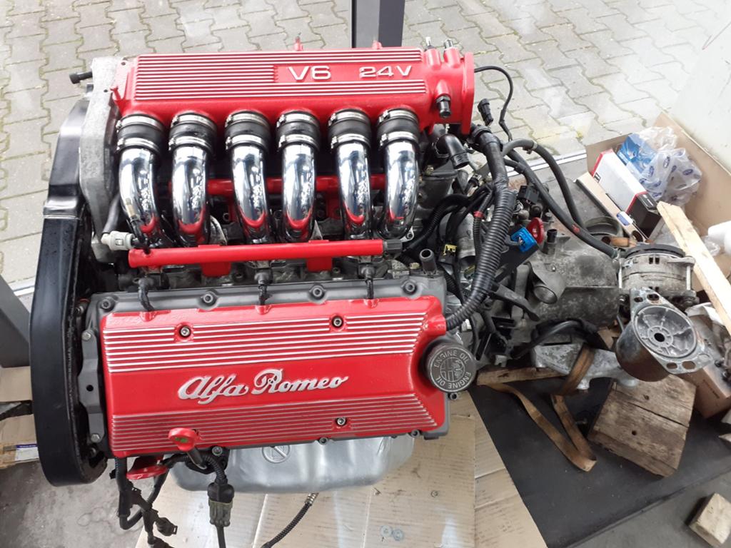 🍀BUSSO 2.5 V6 MOTOR en 156 sw LEES TEKST, Auto-onderdelen, Motor en Toebehoren, Ophalen, Gereviseerd, Alfa Romeo