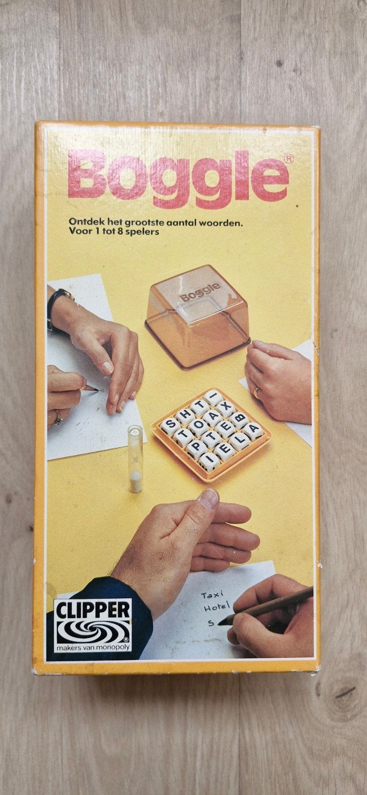 Boggle bordspel - Ontdek woorden met Clipper, Hobby en Vrije tijd, Vijf spelers of meer, Ophalen of Verzenden, Gebruikt, Clipper