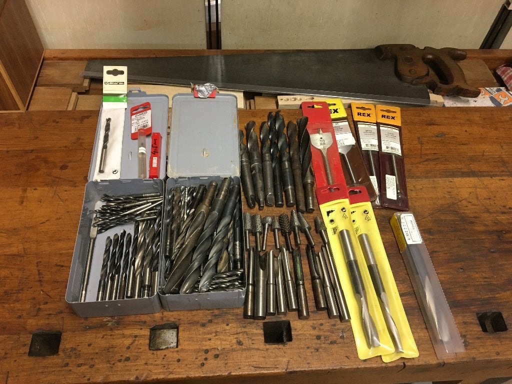 Hout+metaal boren, Ophalen of Verzenden, Gebruikt