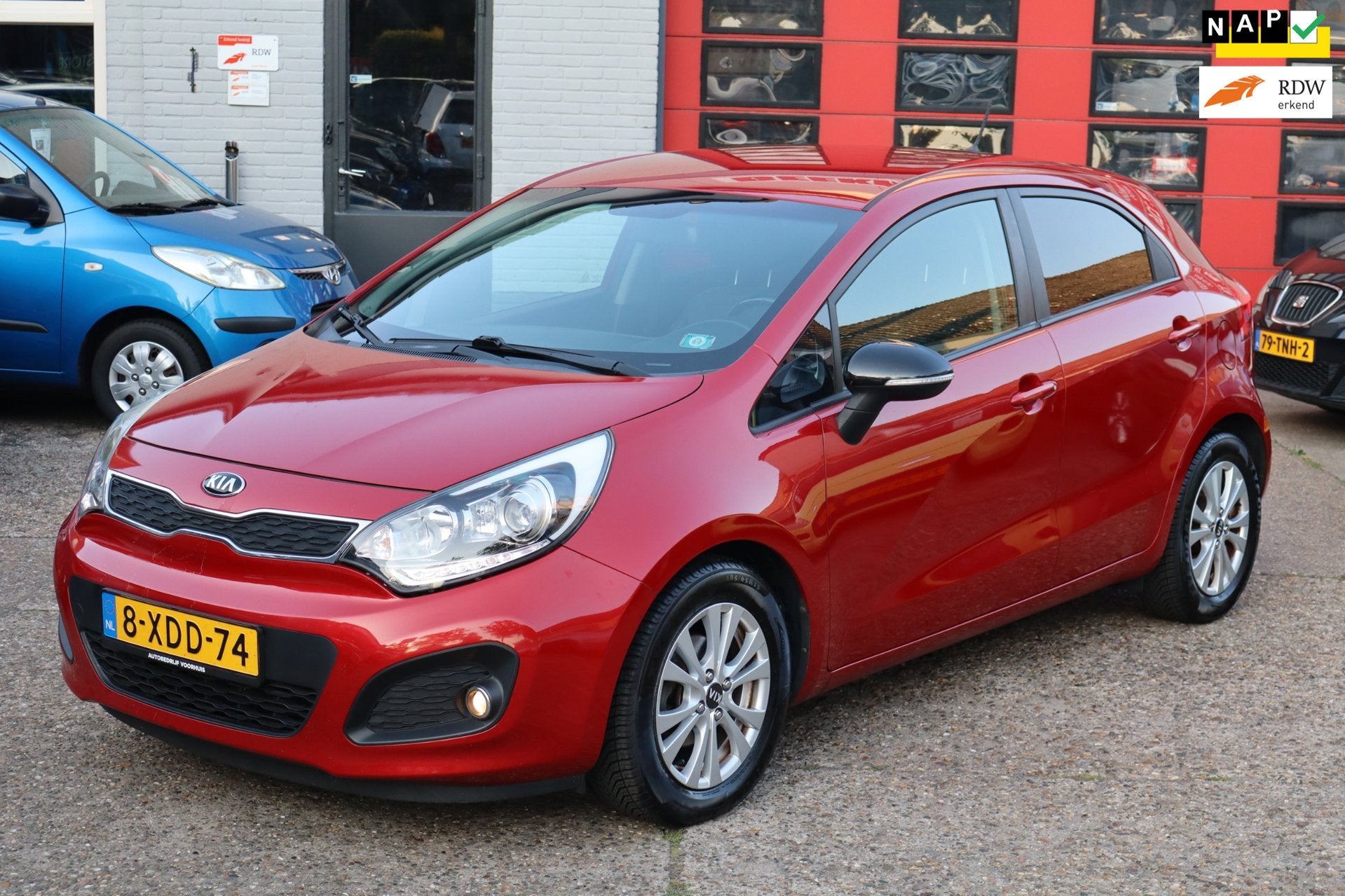 Kia Rio 1.2 CVVT World Cup Edition , LEDER , AIRCO ,SPORTVEL, 4 cilinders, Bedrijf, Handgeschakeld, Rio