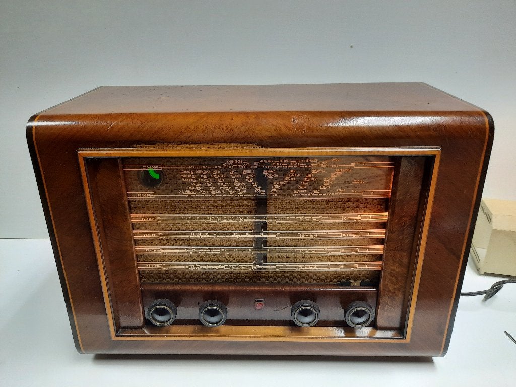 Philips BX594A buizenradio, Antiek en Kunst, Ophalen