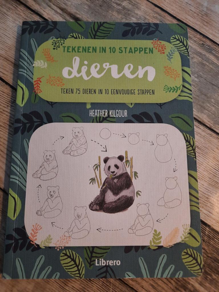 Te koop boek tekenen in 10 stappen. Dieren, Ophalen of Verzenden, Boek of Gids