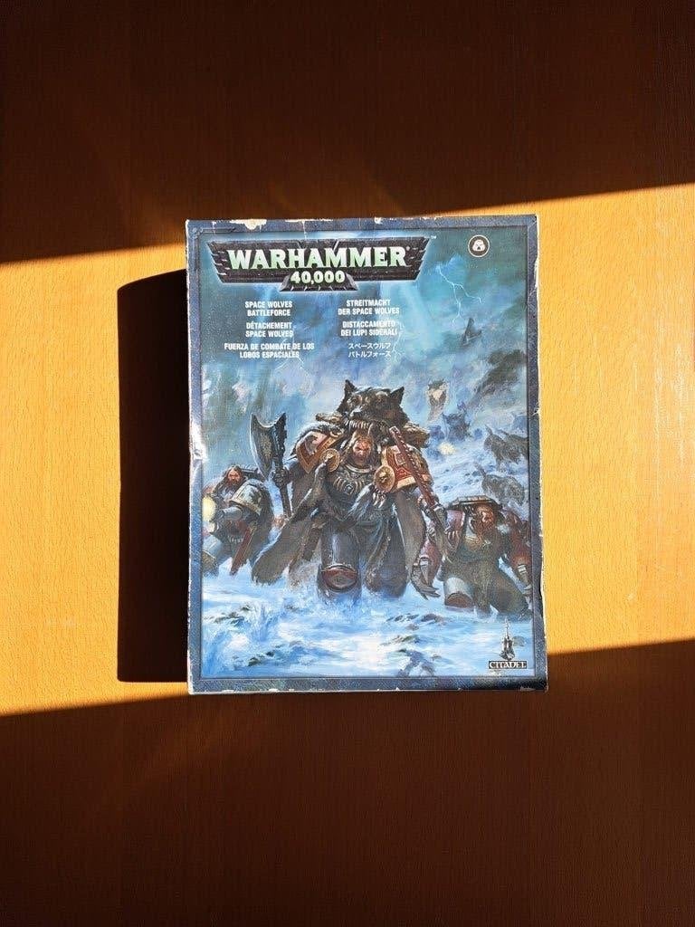Warhammer 40,000 Space Wolves Battleforce Boxset, Hobby en Vrije tijd, Wargaming, Ophalen, Gebruikt, Warhammer 40000, Figuurtje(s)