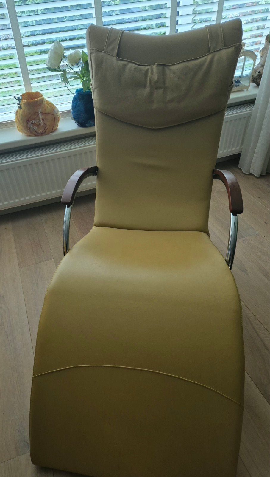 Gratis af te halen: Design stoel van leer, Ophalen, Gebruikt, Overige kleuren, Leer