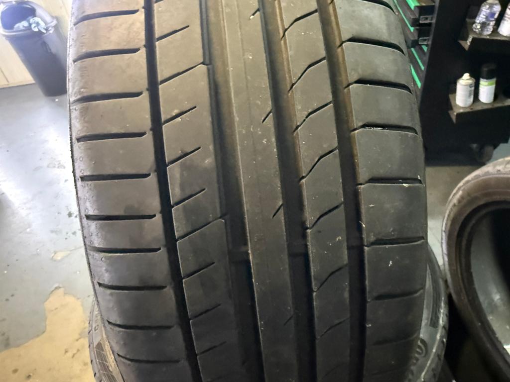 4x 235 35 19 91 Continental Sportcontact 5p AO 6MM+ DOT2020, Auto-onderdelen, 19 inch, Gebruikt, Ophalen of Verzenden, 235 mm