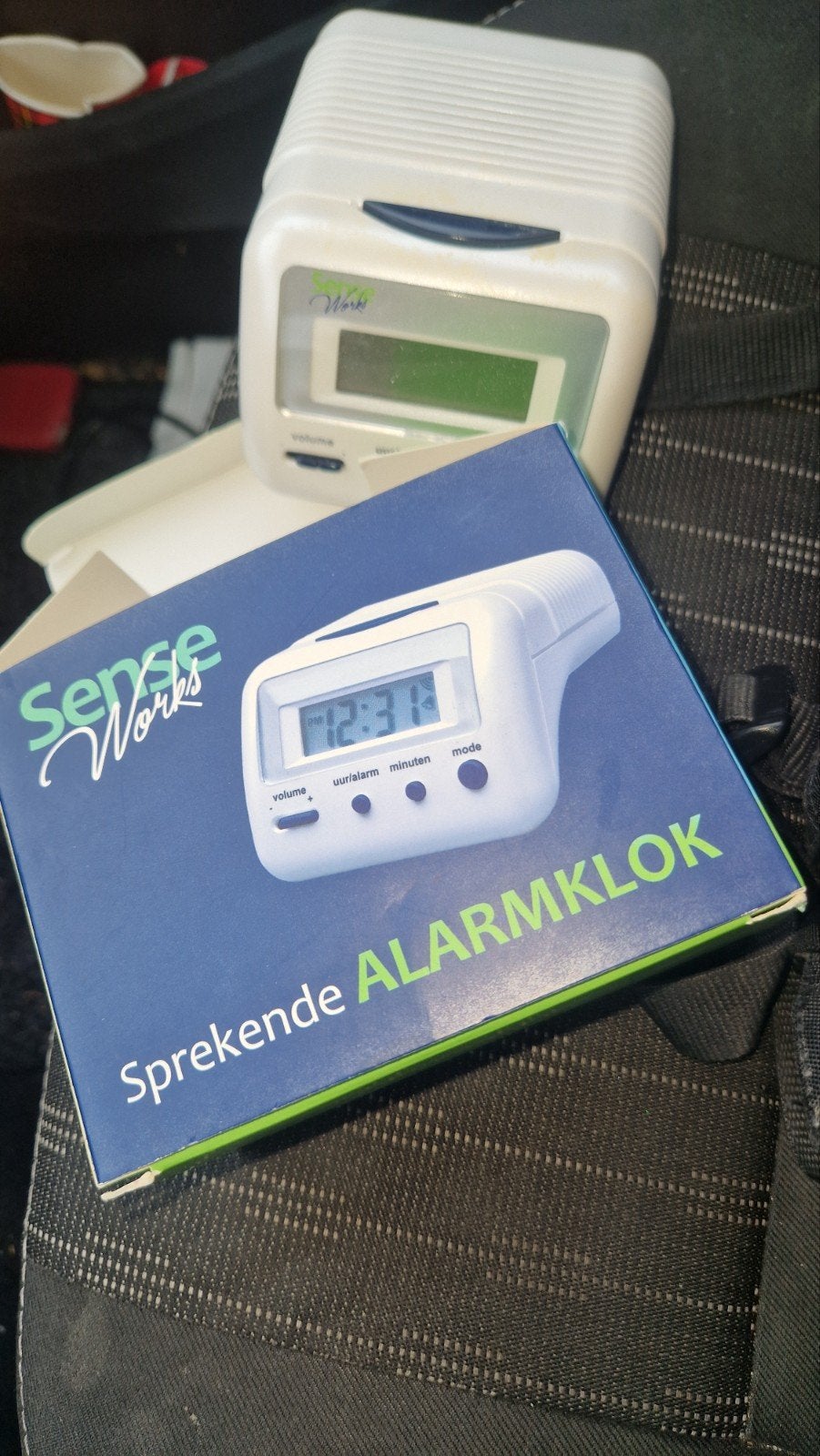 Sense Works Sprekende Wekker/Alarmklok - Digitaal, Ophalen of Verzenden, Zo goed als nieuw, Digitaal