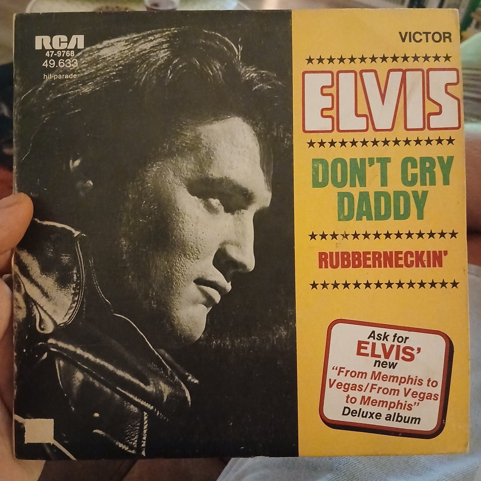 Elvis Presley - Don't Cry Daddy / Rubberneckin' 7" Vinyl, Ophalen of Verzenden, 7 inch, Pop