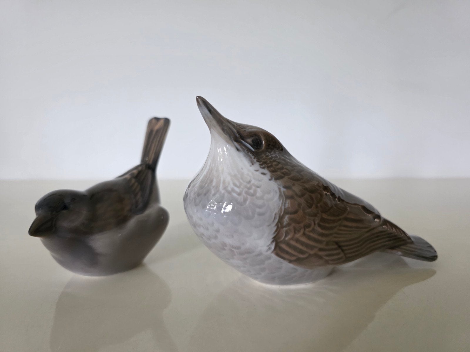 Porseleinen vogelbeeldjes Royal Copenhagen, Denmark, Ophalen of Verzenden