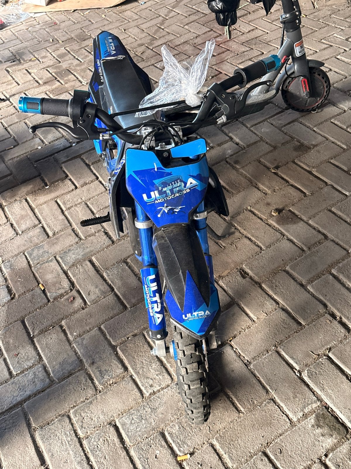 ULTRA Motocross Kinder Crossmotor Elektrisch Blauw, Kinderen en Baby's, Speelgoed | Buiten | Voertuigen en Loopfietsen, Gebruikt