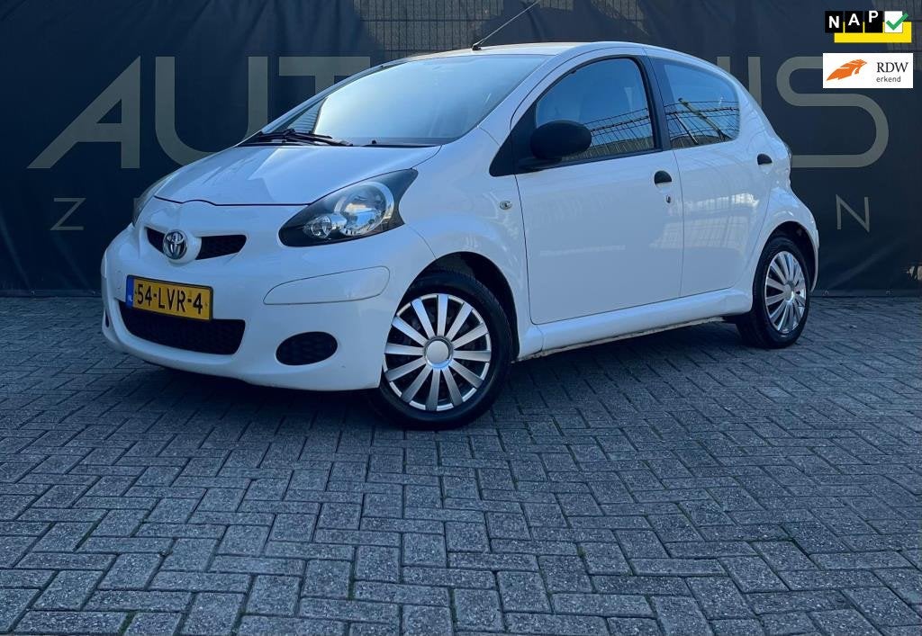 Toyota Aygo 1.0-12V Access*Airco*4deurs*Radio/CD/AUX*, Voorwielaandrijving, Stof, 4 stoelen, Origineel Nederlands