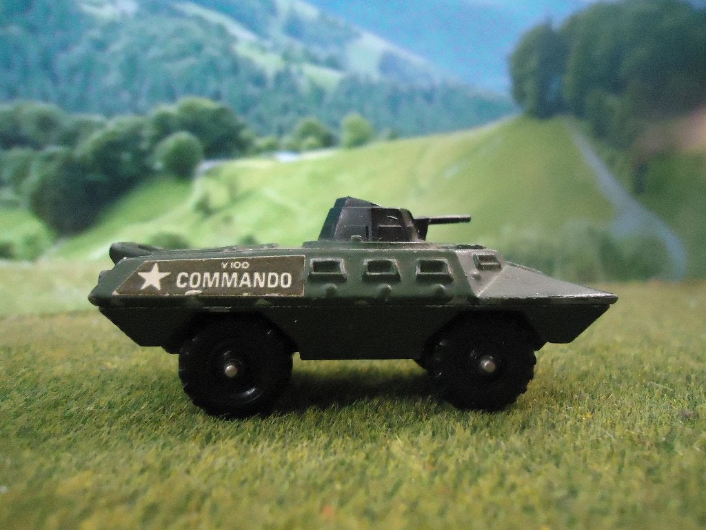 1:78 Cadillac Gage Commando V-100 Amfibie Corgi Juniors 83a, Ophalen of Verzenden, Zo goed als nieuw, Auto