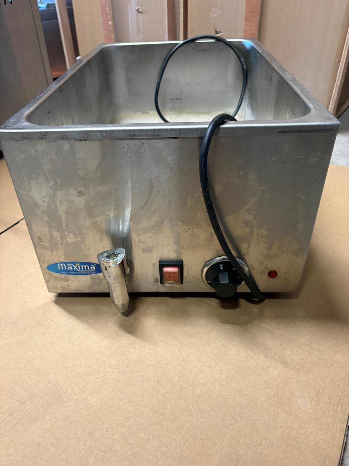 au bain marie, Ophalen, Gebruikt