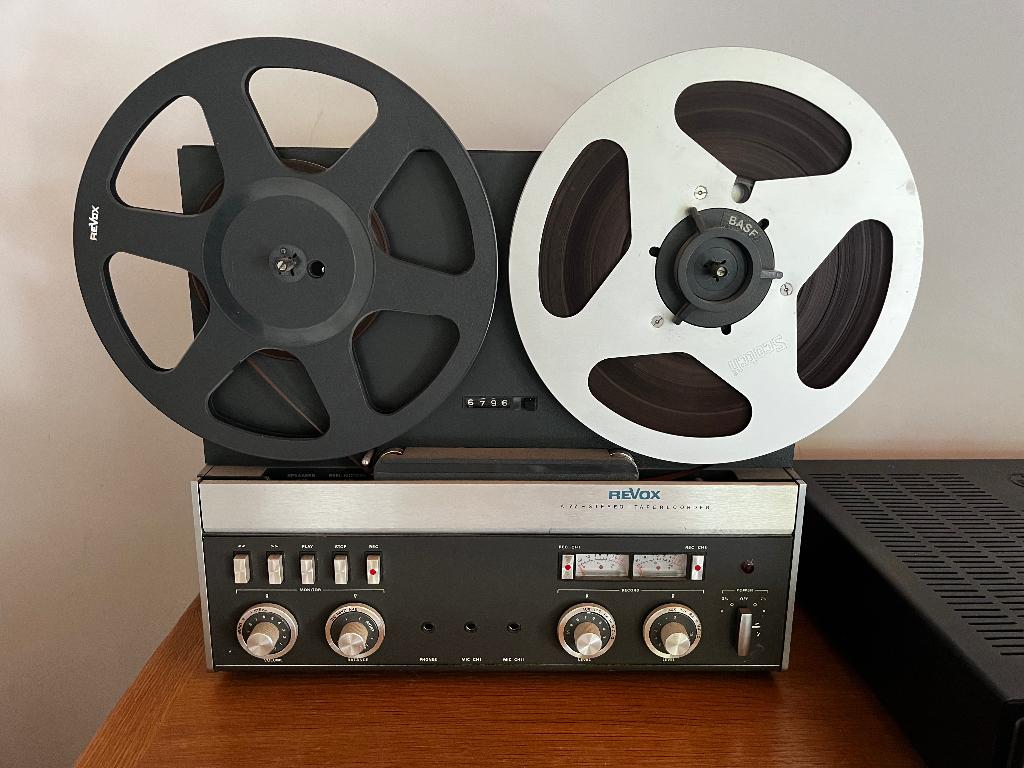 ReVox A77 Bandrecorder (Studer‑ontwerp) – Werkend, Audio, Tv en Foto, Bandrecorders, Ophalen, Bandrecorder, Met banden