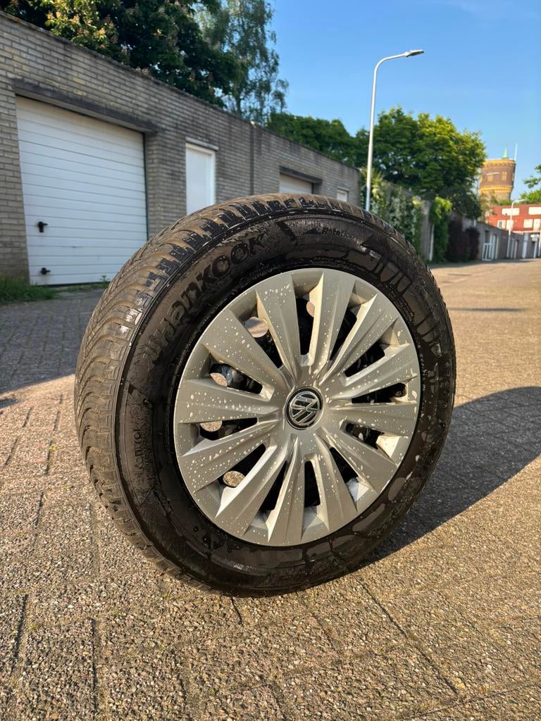 Autowielen 4 stuks Golf VI Hankook, Auto-onderdelen, Ophalen, 15 inch, All Season, Band(en)