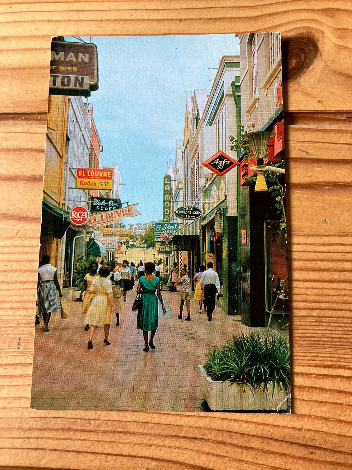 Ansichtkaart Curacao, heerenstraat, Ophalen of Verzenden