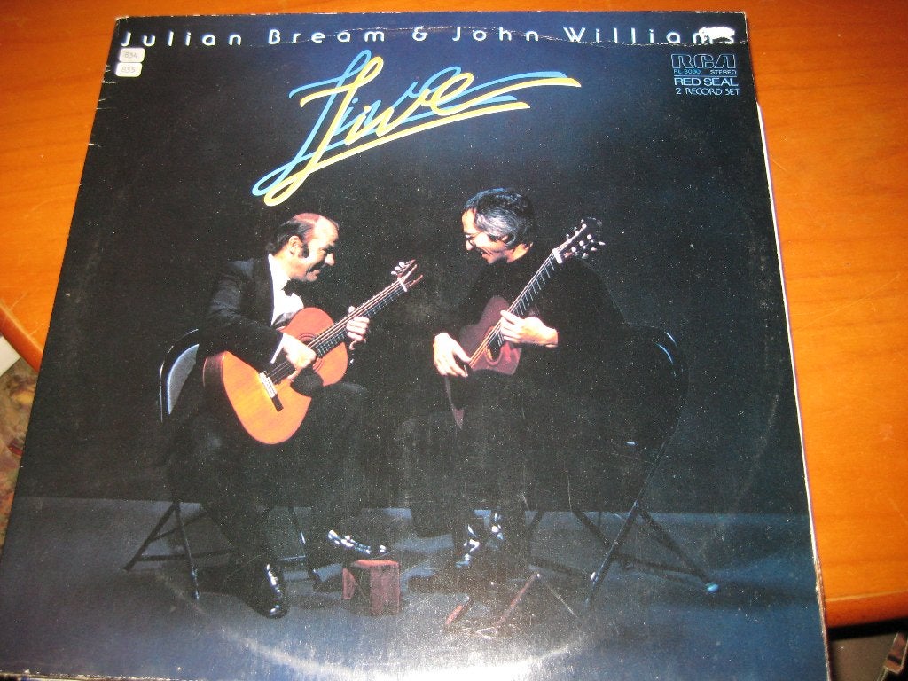 LP, Julian Bream + John Williams: Live, Ophalen of Verzenden, Zo goed als nieuw, 12 inch