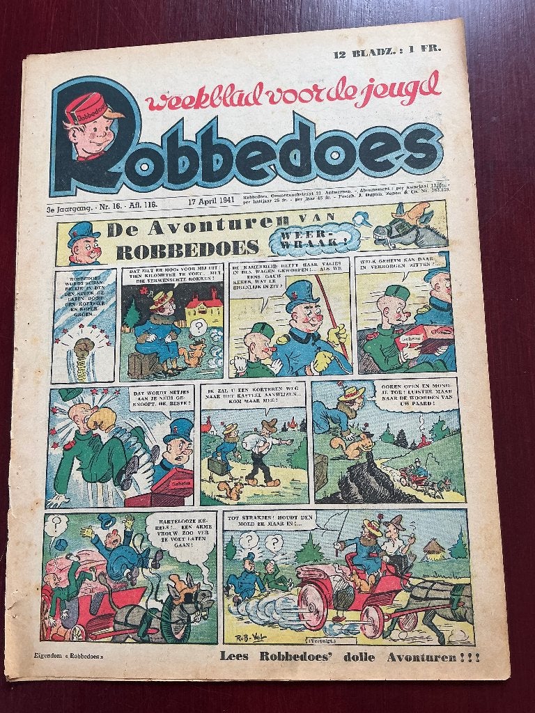 Robbedoes 116, Boeken, Eén stripboek, Ophalen of Verzenden, Gelezen