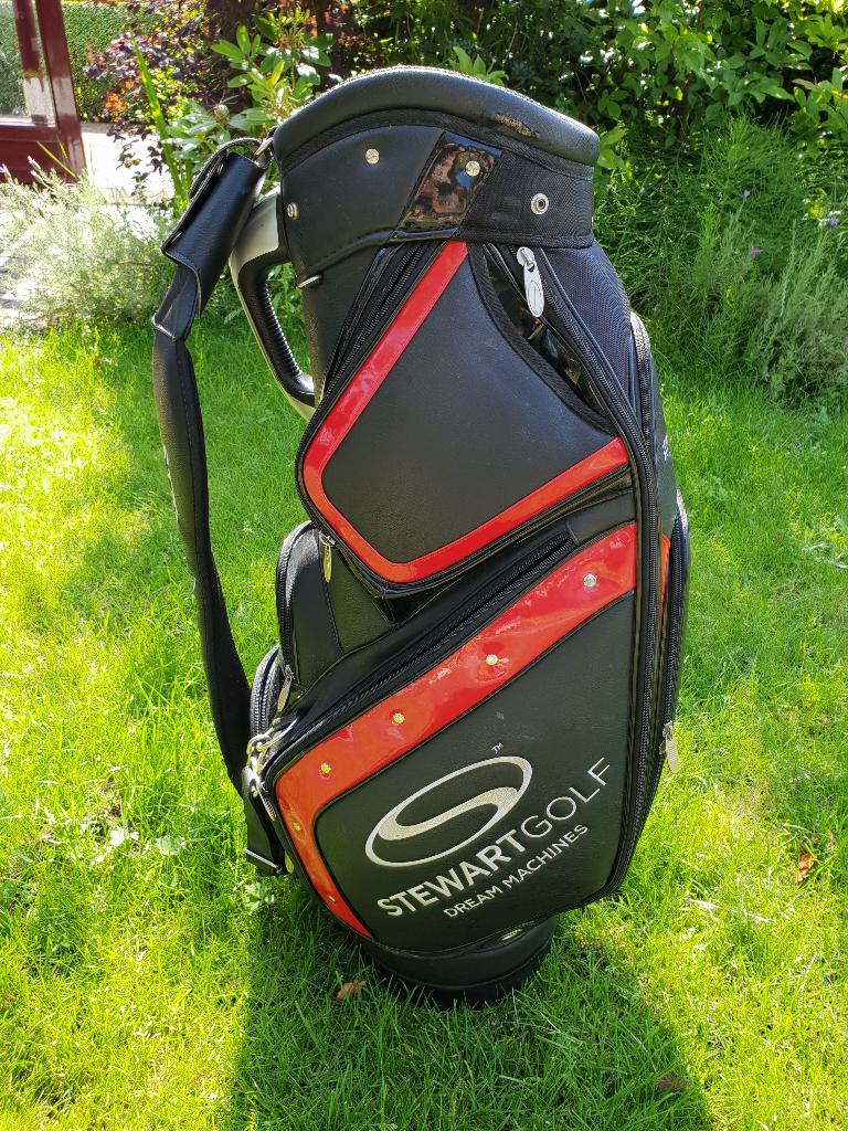 Stewart Golf T5 Tour Bag 2017 - Rood, Sport en Fitness, Golf, Ophalen of Verzenden, Zo goed als nieuw, Tas, Overige merken