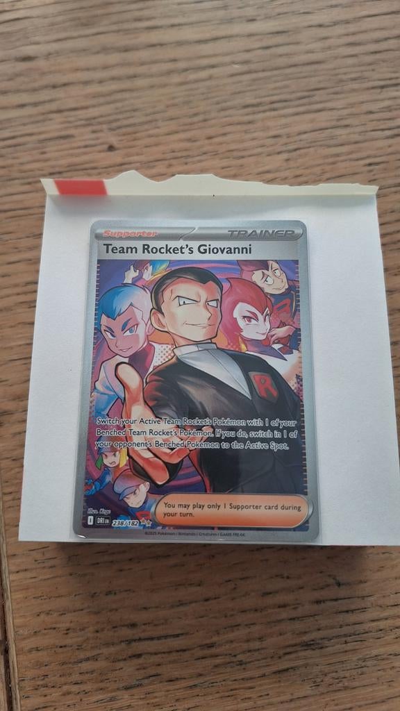 Team rockets Giovanni 238 destined rivals, Ophalen of Verzenden, Zo goed als nieuw