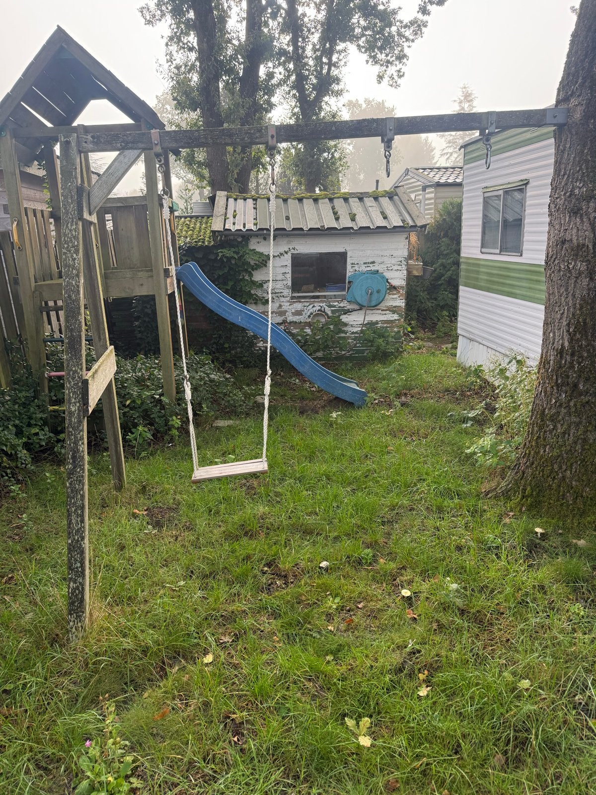 Schommel met houten en babyschommel, op te halen in Heerde, Kinderen en Baby's, Ophalen, Gebruikt, Schommel