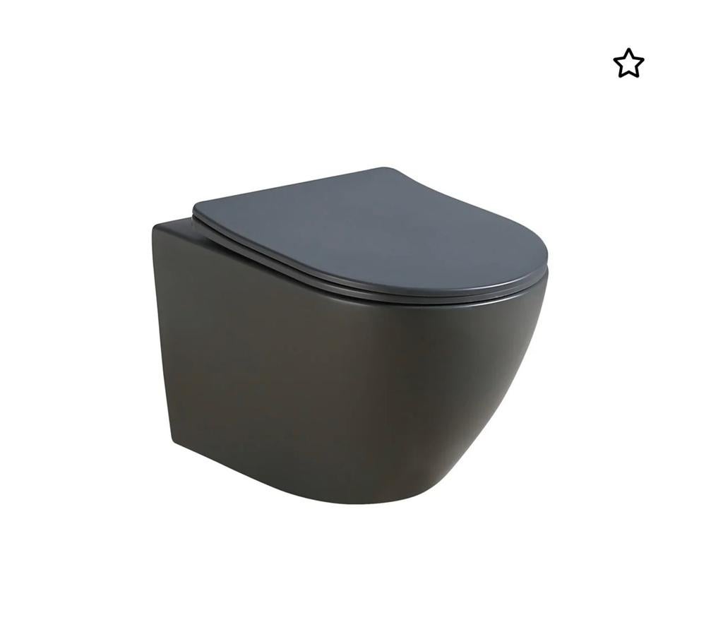 Toilet Hangend Randloos Kwaliteit & Design Inclusief zitting, Ophalen, Toilet