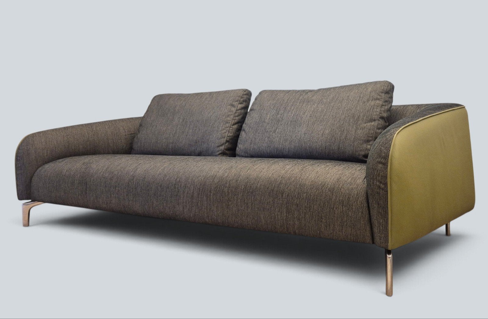 Leolux Elias 3,5-zits Designbank Stof & Leer 250cm, Ophalen, Leolux, Driepersoons, 75 tot 100 cm