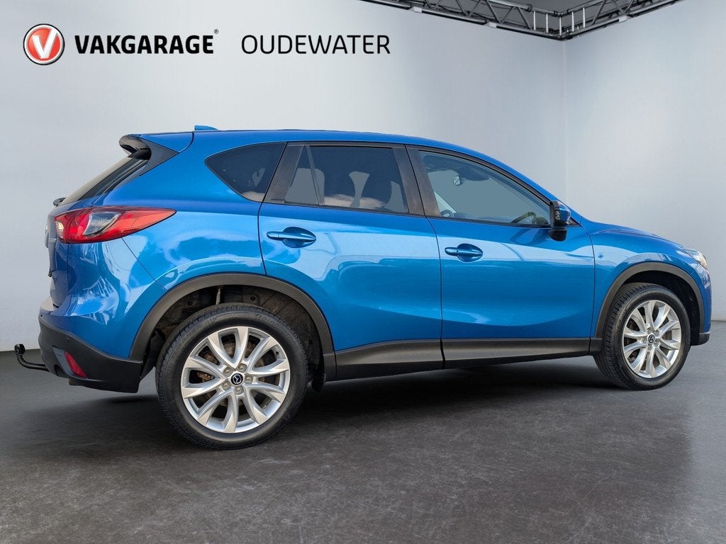 Mazda CX-5 2.0 4WD * Leder * Trekhaak * Camera, Keurmerk '100% Onderhouden', 15 km/l, Zwart, 4 cilinders
